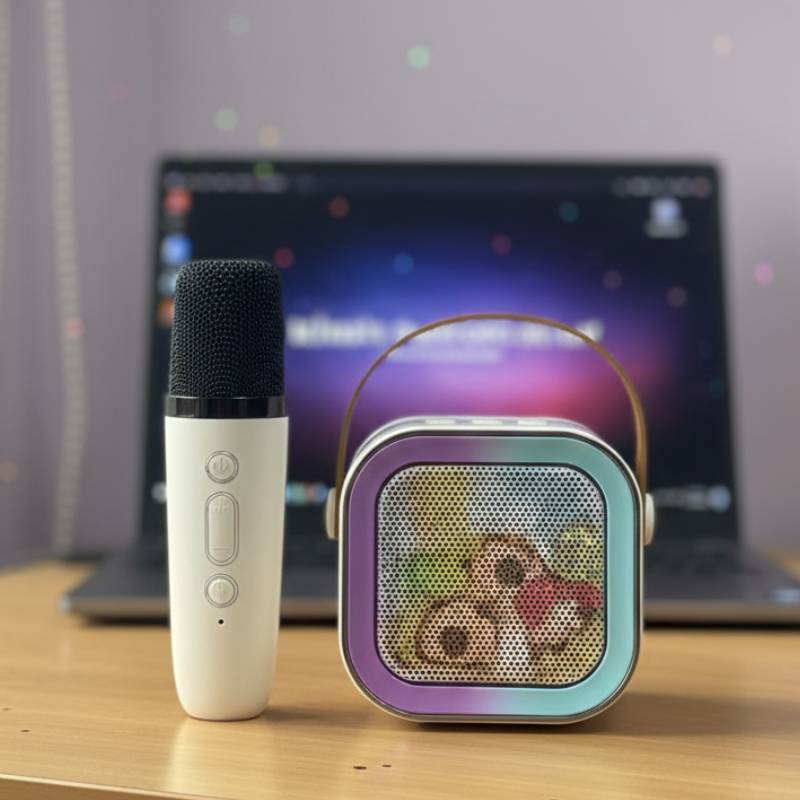 Karaoké portable Bluetooth avec microphone sans fil – Image 5