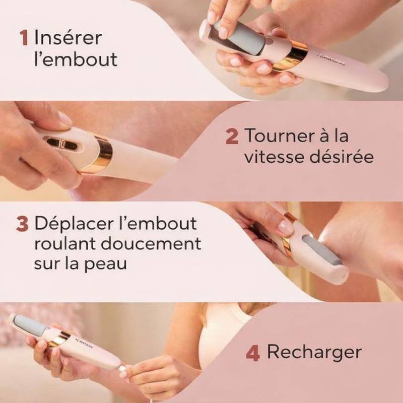 Outil de pédicure électronique rechargeable FLAWLESS – Image 4