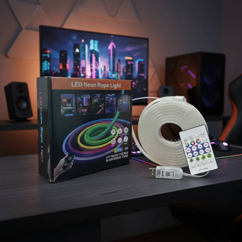 Bande lumineuse télécommandé RGB 5M + application avec synchronisation musicale – Image 6