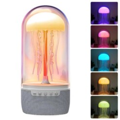 Veilleuse d'ambiance Bluetooth Méduse flottante