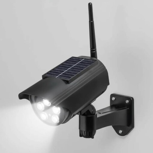 Lumière LED détection de mouvement Caméra factice