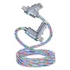 Cable multiports lumineux (USB - Type C - iPhone)