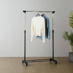 Penderie simple métallique télescopique mobile ROMEX