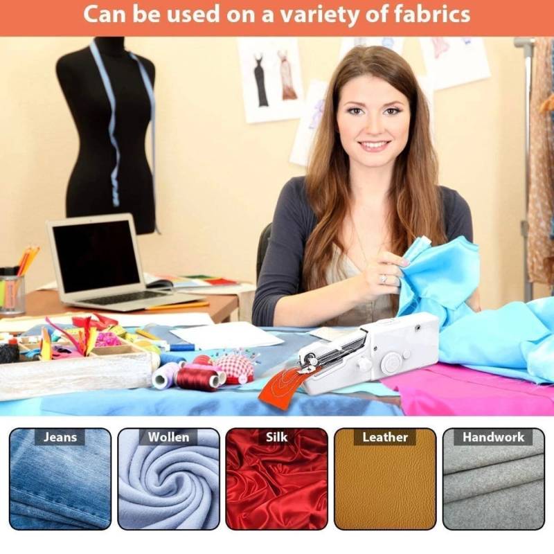 Mini machine à coudre portative intelligente pour point de tailleur – Image 2