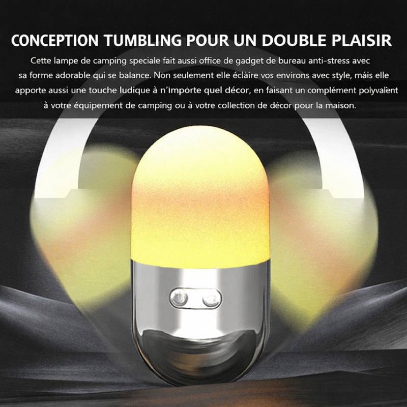 Veilleuse capsule ambiante décorative rechargeable – Image 8