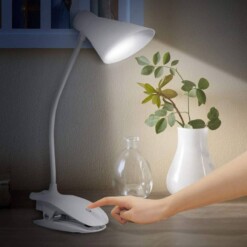 Lampe bureau rechargeable à pince