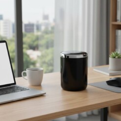 Poubelle Bureau 3 LT Avec Couvercle En Plastique PRIMANOVA E29