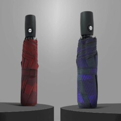 Parapluie automatique rayé pour Femmes