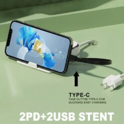 Alternative view of Chargeur rapide Multi-Port 5100 mAh 2xUSB 2xType-C