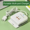Chargeur rapide Multi-Port 5100 mAh 2xUSB 2xType-C