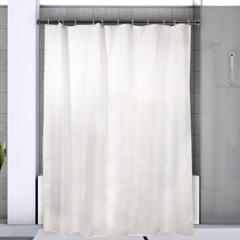 Tringle rideau de douche extensible Noir 120cm – Image 2