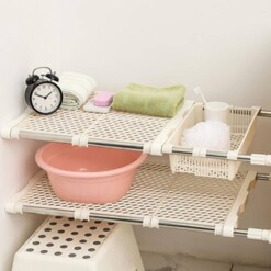 Étagère de placard mural extensible