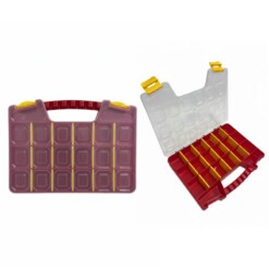 Caisse à outils 18 compartiments personnalisables en PVC