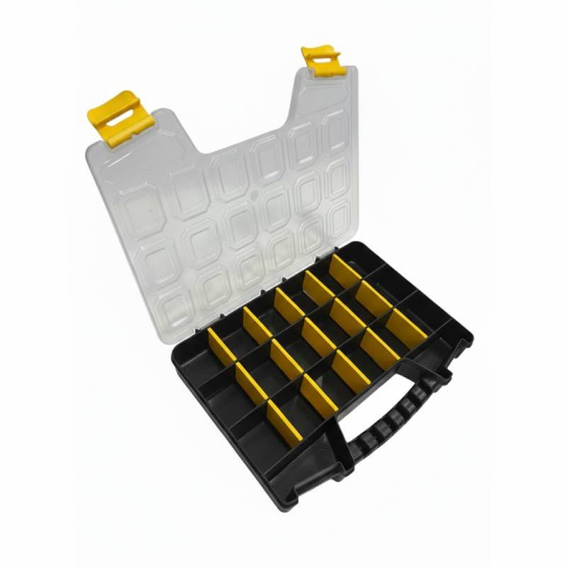 Caisse à outils 18 compartiments personnalisables en PVC – Image 3