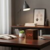Horloge bureau cubique Digital en Bois