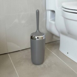 Alternative view of Brosse de toilette Lima avec décoration chromée E07P