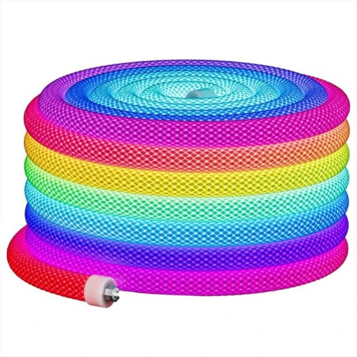 Bande LED Néon RGB motif réticulaire étanche 5M
