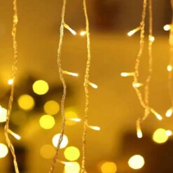 Alternative view of Guirland LED Lumineuse Jaune Avec Pile