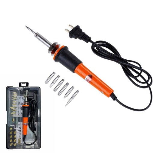 Mini fer à souder stylo à bois 10W 23PCS