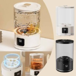 Alternative view of Mini machine à laver rechargeable compact