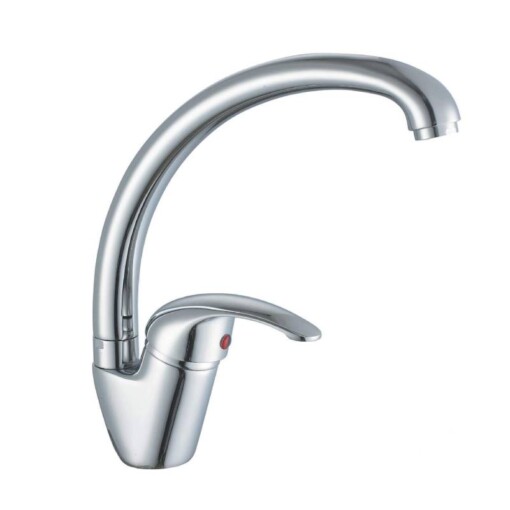 Mitigeur de cuisine chromé à levier