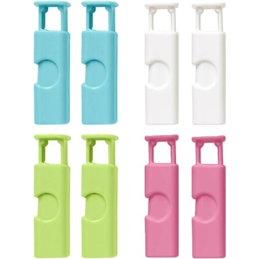 Lot de 12 Pinces de stockage aliments colorés