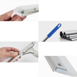 Alternative view of Frottoir inox à tête silicone