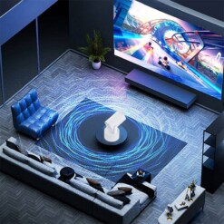 Alternative view of Mini Projector Karaoke Portable rotatif 1080P