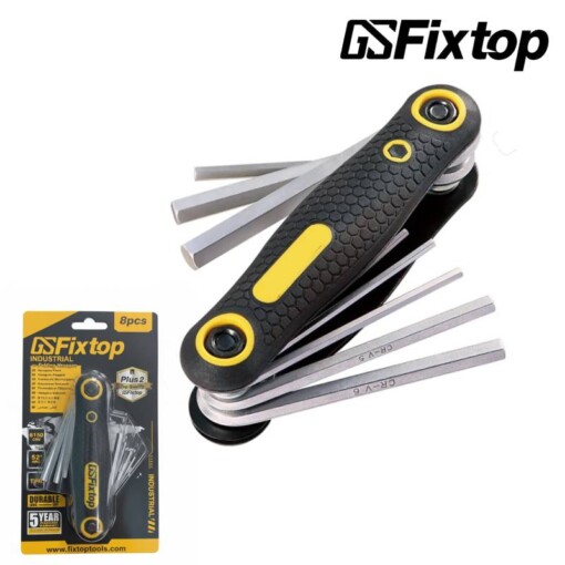 Jeu de 8 clés Allen pliables FIXTOP