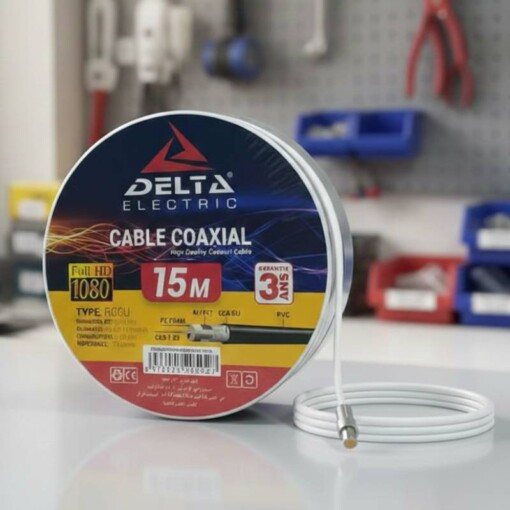 Cable coaxial satellitaire