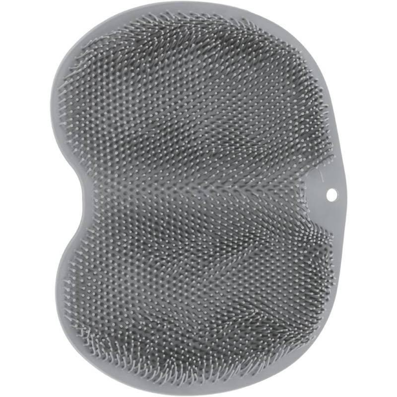 Tapis de douche pour les pieds et coussin de lavage du dos avec ventouses