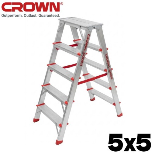 Escabeau 5x5 en Aluminium CROWN