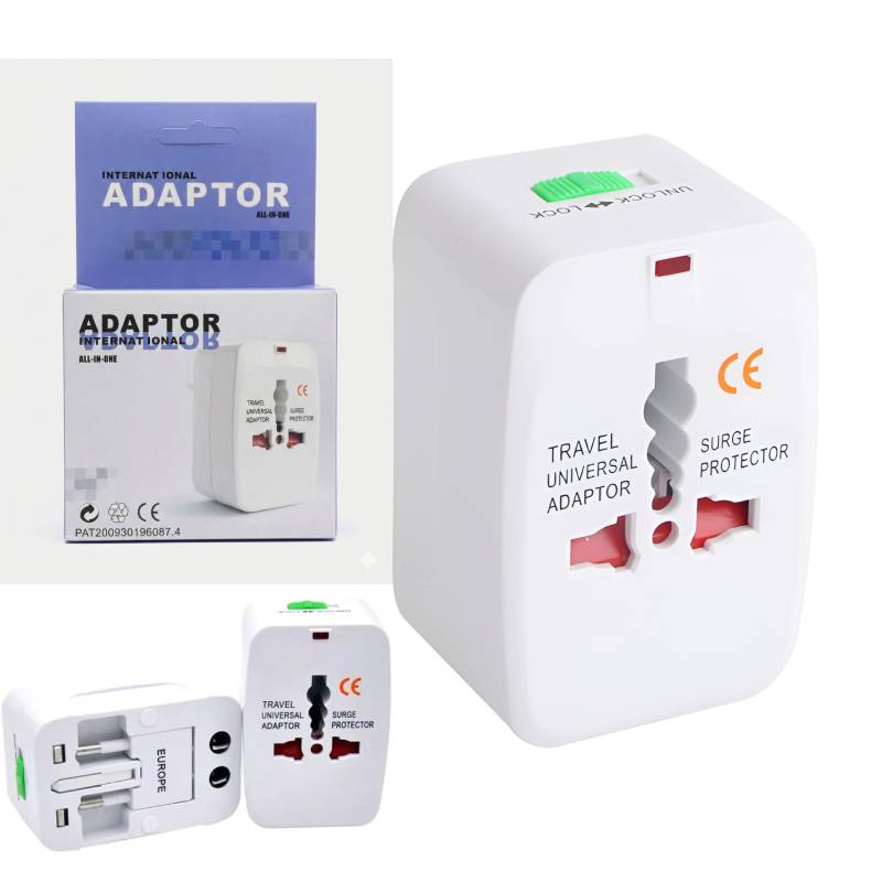Adaptateur de voyage universel All in One