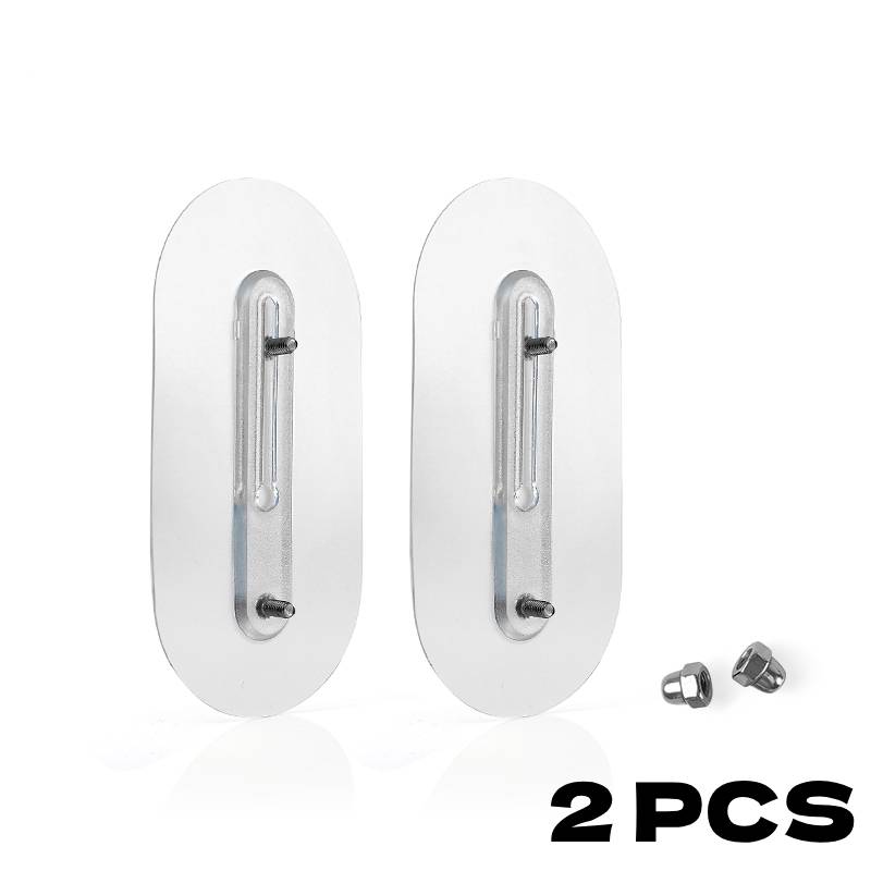Crochets à vis réglable adhésifs 2PCS