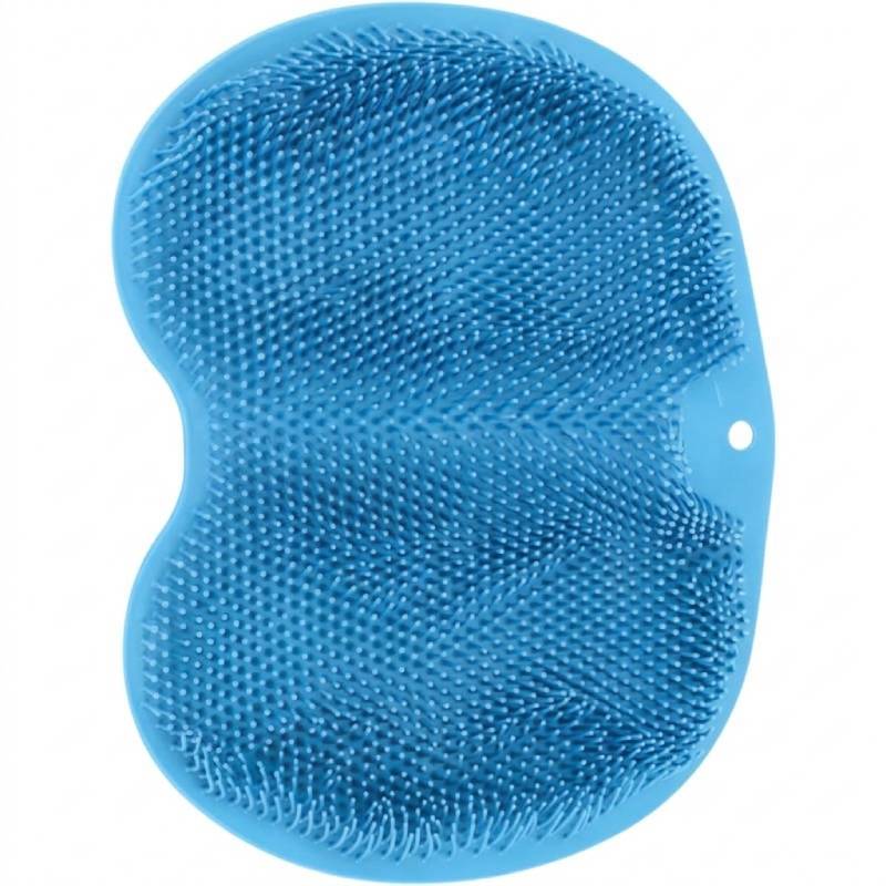 Tapis de douche pour les pieds et coussin de lavage du dos avec ventouses – Image 9