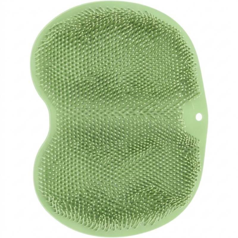 Tapis de douche pour les pieds et coussin de lavage du dos avec ventouses – Image 10