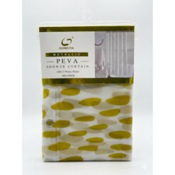 Alternative view of Rideau de douche OUMEIYA 180x180cm avec 12 anneaux