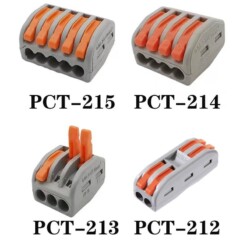 Lot de 12 Domino WAGO Gris 2/3/4/5 pins