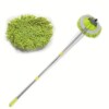 Balai chenille en microfibre ajustable rotatif pour nettoyage voiture 2en1