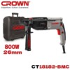 Marteau Piqueur Perforateur 26mm 800W CROWN | CT18182-BMC
