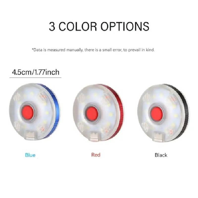 Mini lampe porte clé ronde aimanté rechargeable 300mAh – Image 8