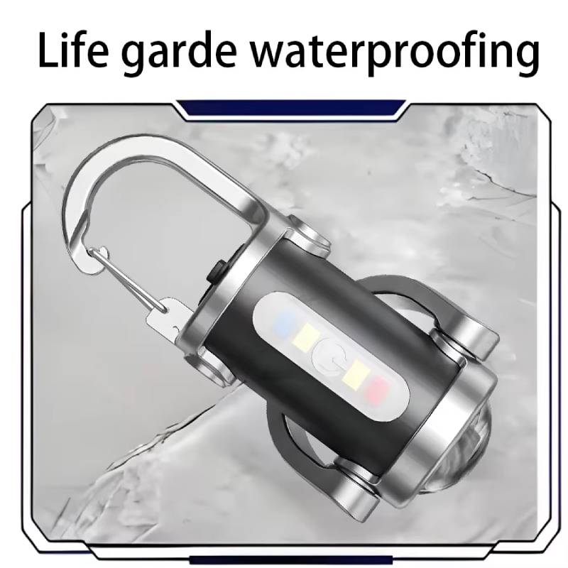 Lampe de poche LED porte clés rechargeable – Image 4