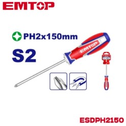 Tournevis Américain 150mm EMTOP ESDPH2150