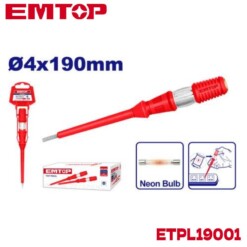 Tournevis testeur 190mm EMTOP