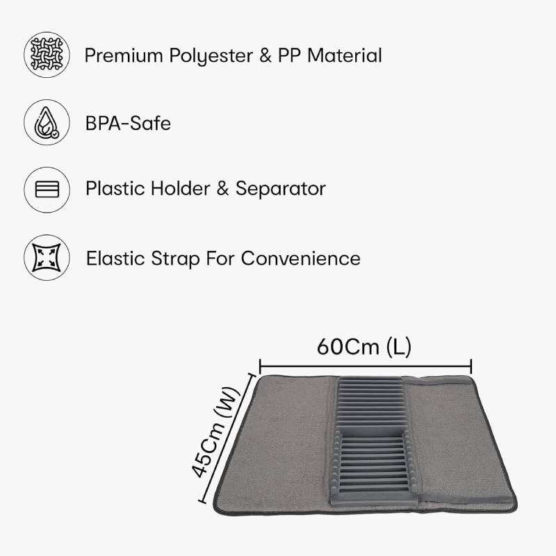 Egouttoir vaisselle multifonction pliable – Image 4