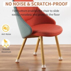 Alternative view of Capuchons de protection pieds de chaise en silicone GM 4PCS