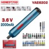 Tournevis électrique HONESTPRO 3.6v 2000mAh YAE6202