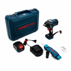 Alternative view of Boulonneuse Clé a choc Sans-fil 1 Batterie 21V 4.0Ah 1100Nm HONESTPRO YAE6114