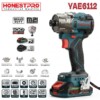 Visseuse a choc sans-fil 2 batteries 21v brushless HONESTPRO YAE6112