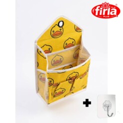 Alternative view of Sac de rangement suspendu avec crochet adhésif